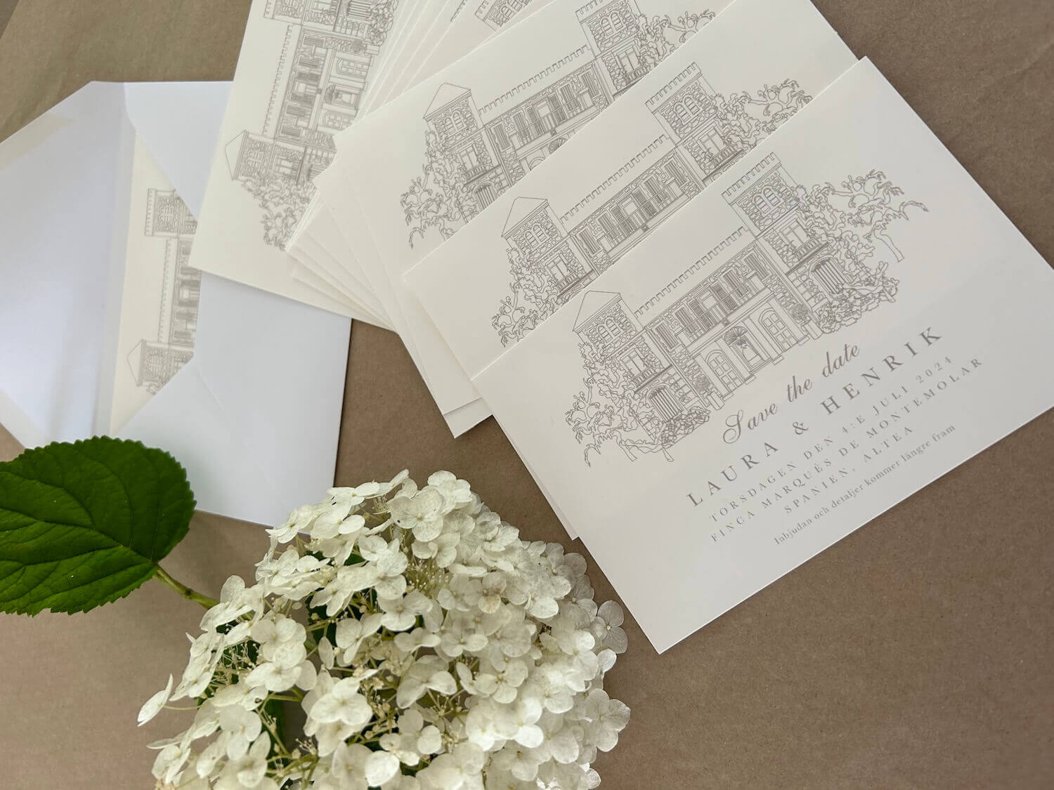 Skicka ut vackra save the date inbjudningar till bröllopsgästerna