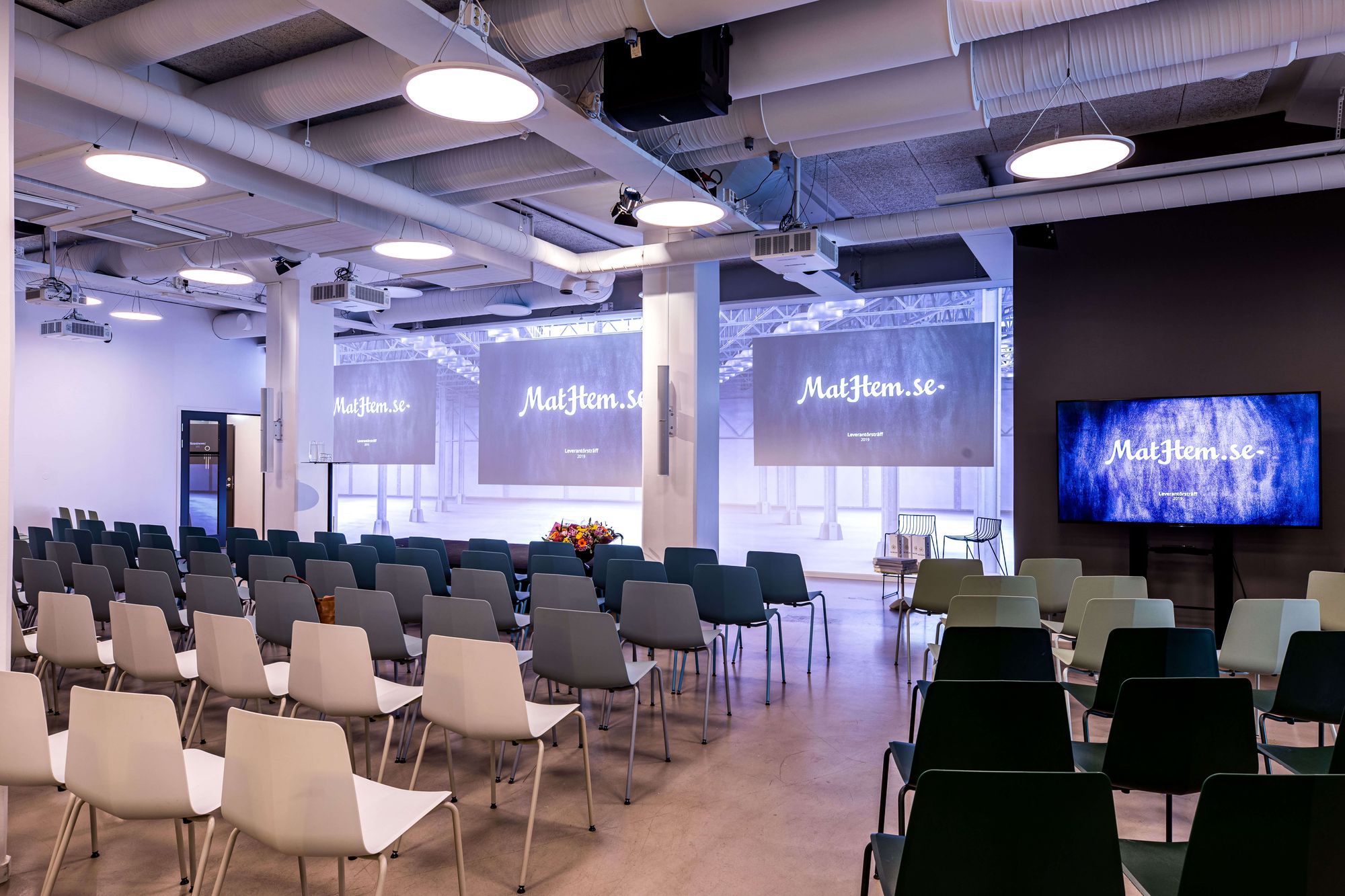 Den mångsidiga konferenslokalen Auditorium erbjuder en rymlig yta