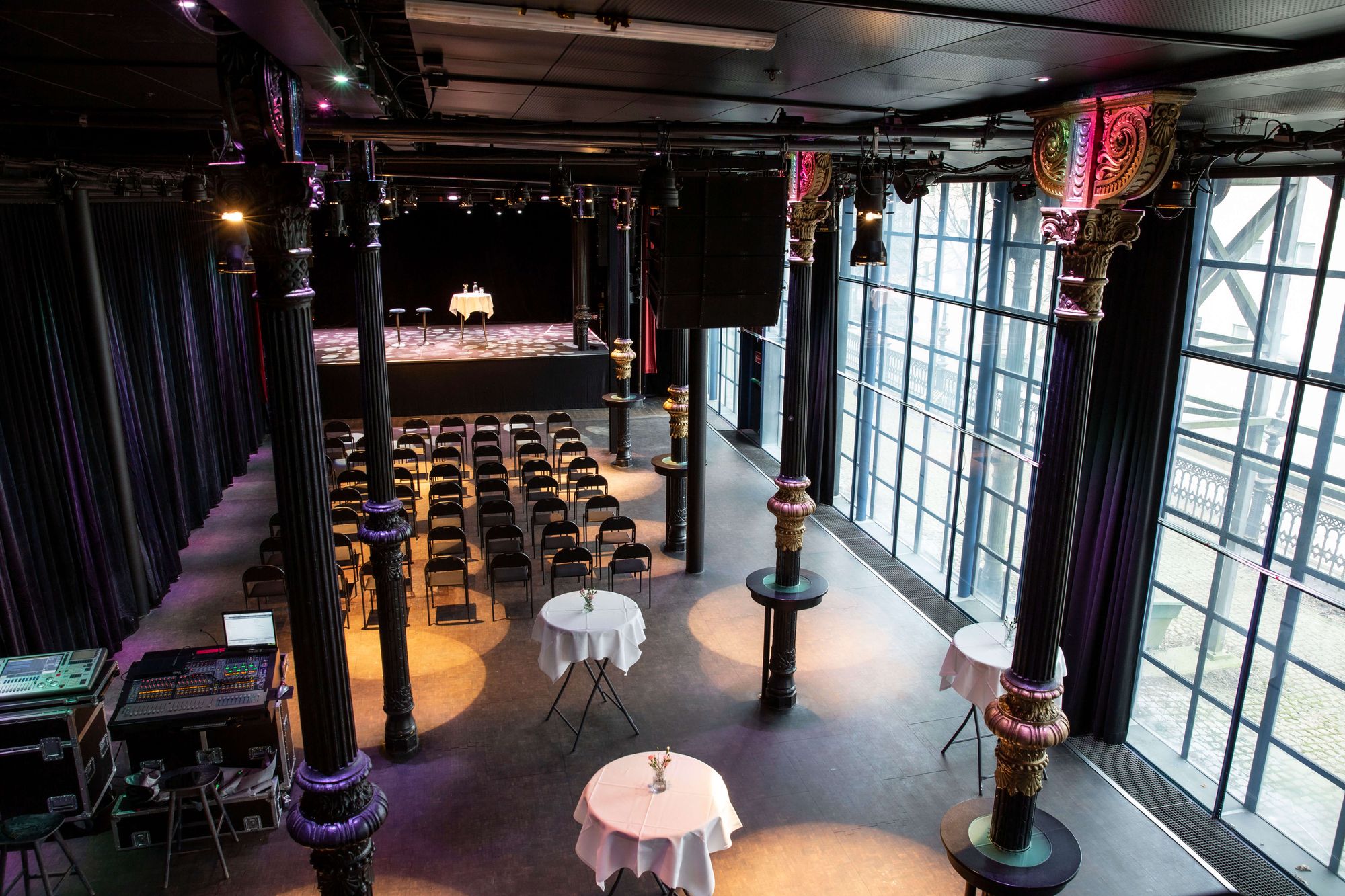 Södra Teaterns största lokal Kägelbanan är perfekt för möten, föreläsningar och konferenser