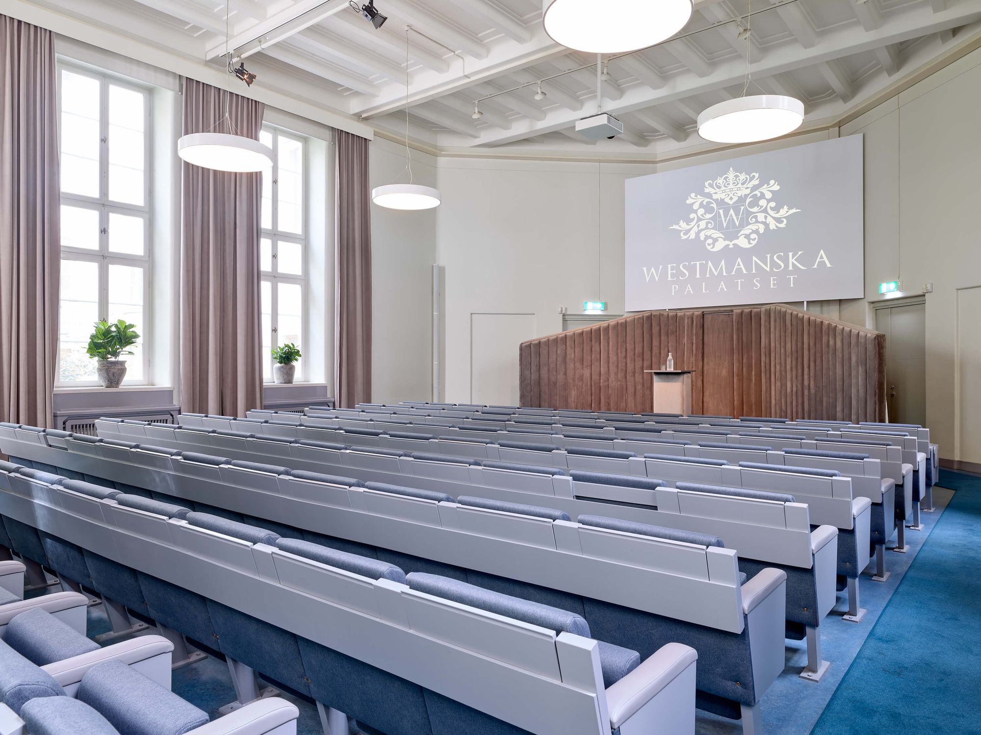 I centrala Stockholm ligger Westmanska Palatset och den stora hörsalen Bryggarkungen