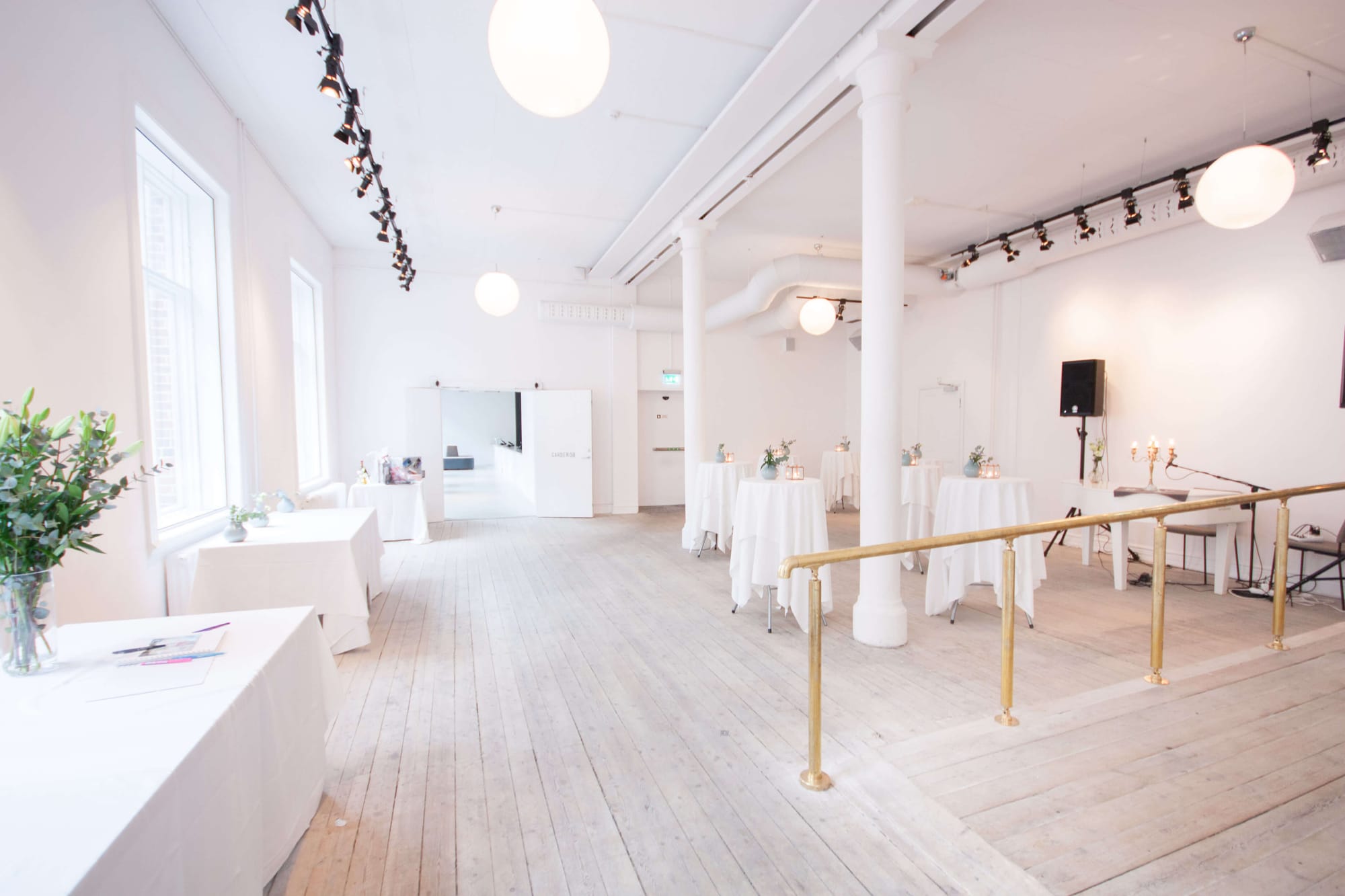 Auktionsverket Kulturarena har en ljus och modern bröllopslokal