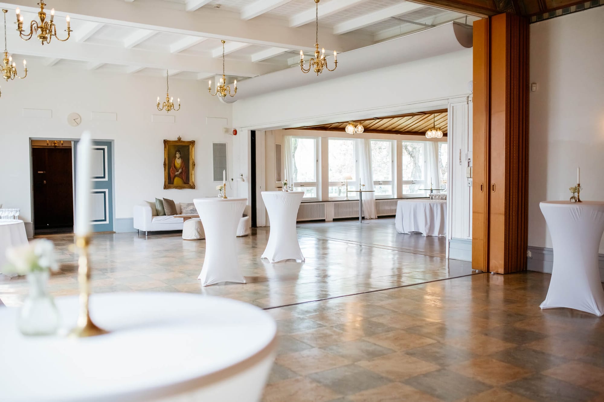 På Norges Hus får ni exklusiv tillgång till festlokalen för er och era bröllopsgäster