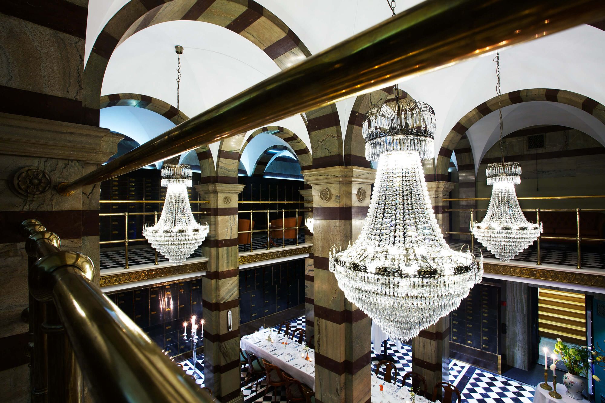 Bankvalvet är en oslagbar plats för exklusiva middagar, möten och mingel