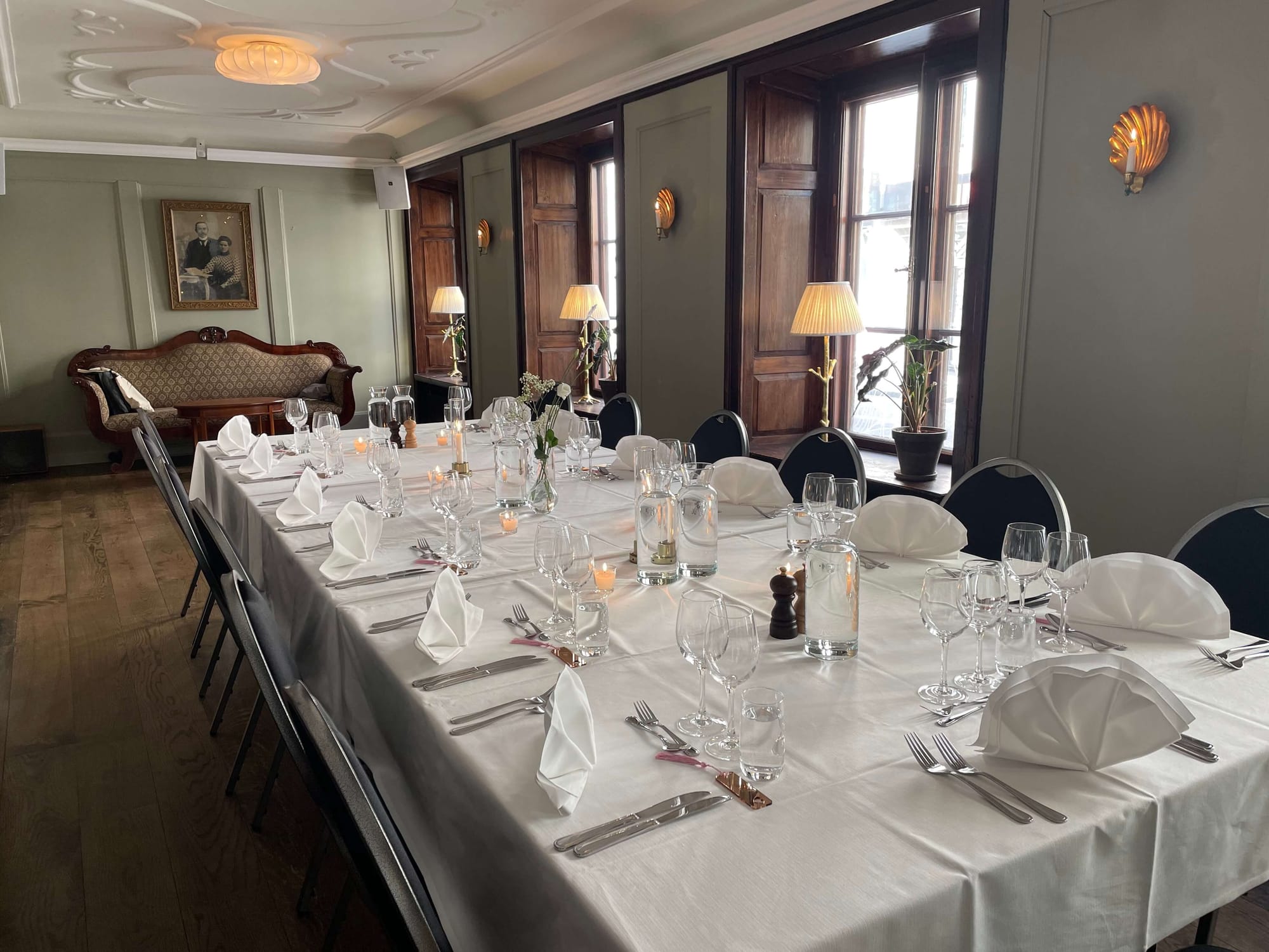 Svanfeldtska rummet är en festvåning och eventlokal på Gamla Stadshotellet