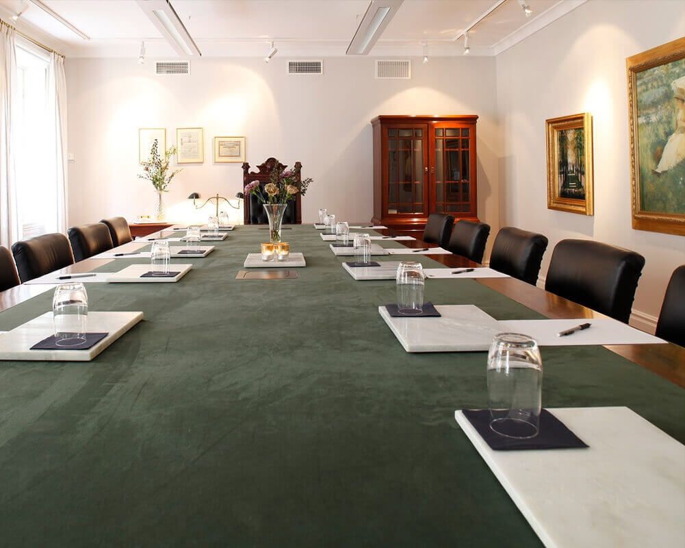 Chalmersska Huset har mötesrum i olika storlekar och är en historisk plats