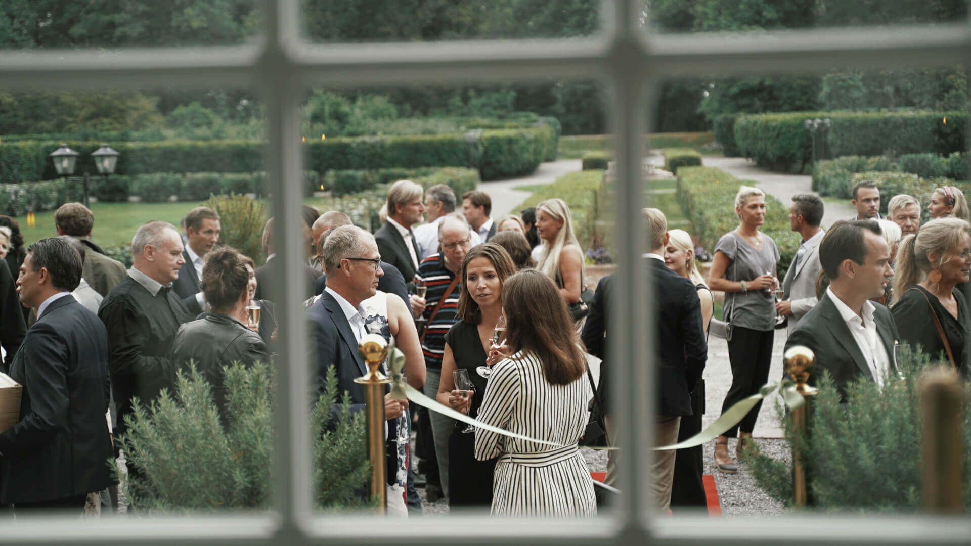 Näsby Slott har en stor slottspark med utrymme för det mesta
