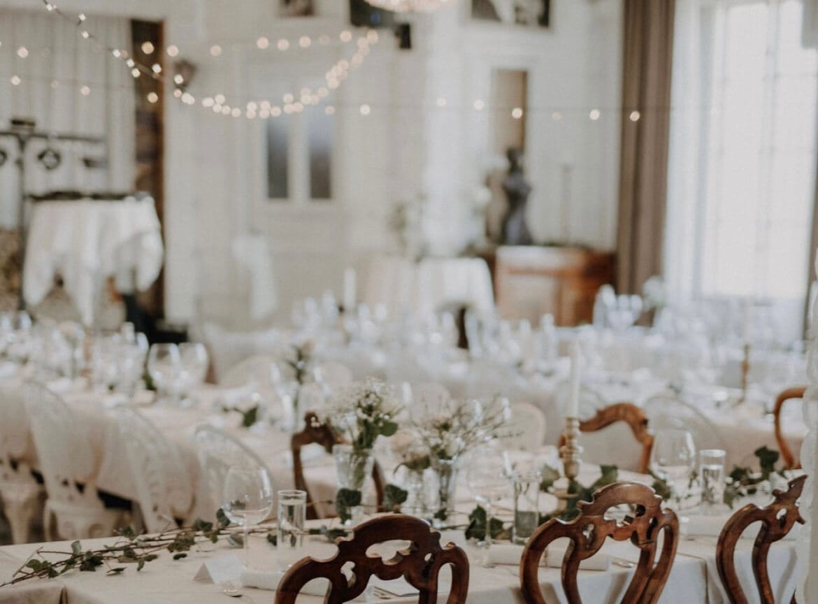 Stora Salen är en del av festvåningen på Örlogskapellet i Västra Frölunda