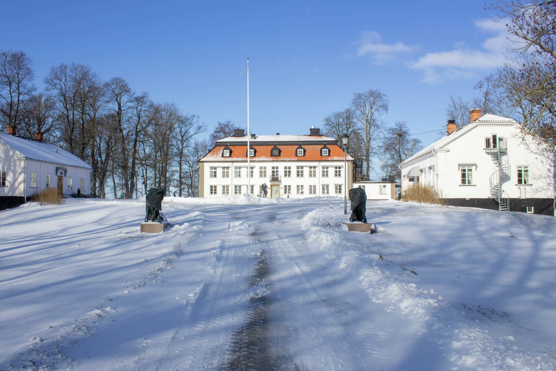 Skytteholm på vackra Ekerö är en sagolik plats för vinterbröllop