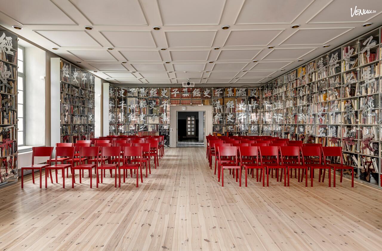 Beijing-lokalen på Östasiatiska museet bjuder på kulturinspirerad rymd för större företagsträffar.