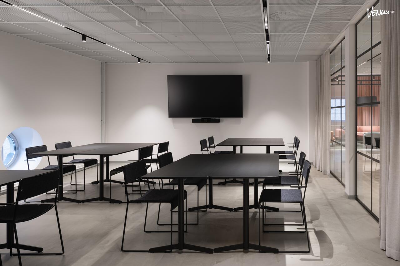 Brygghusets möteslokal erbjuder en historisk och tekniskt komplett miljö för mindre workshops.