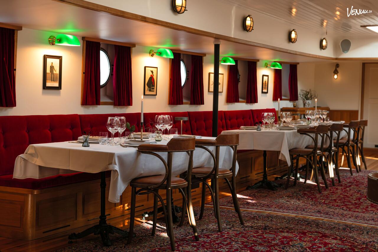Lyxig och privat festlokal med fine dining av Mathias Dahlgren – CHAMBRE på Skeppsholmen.
