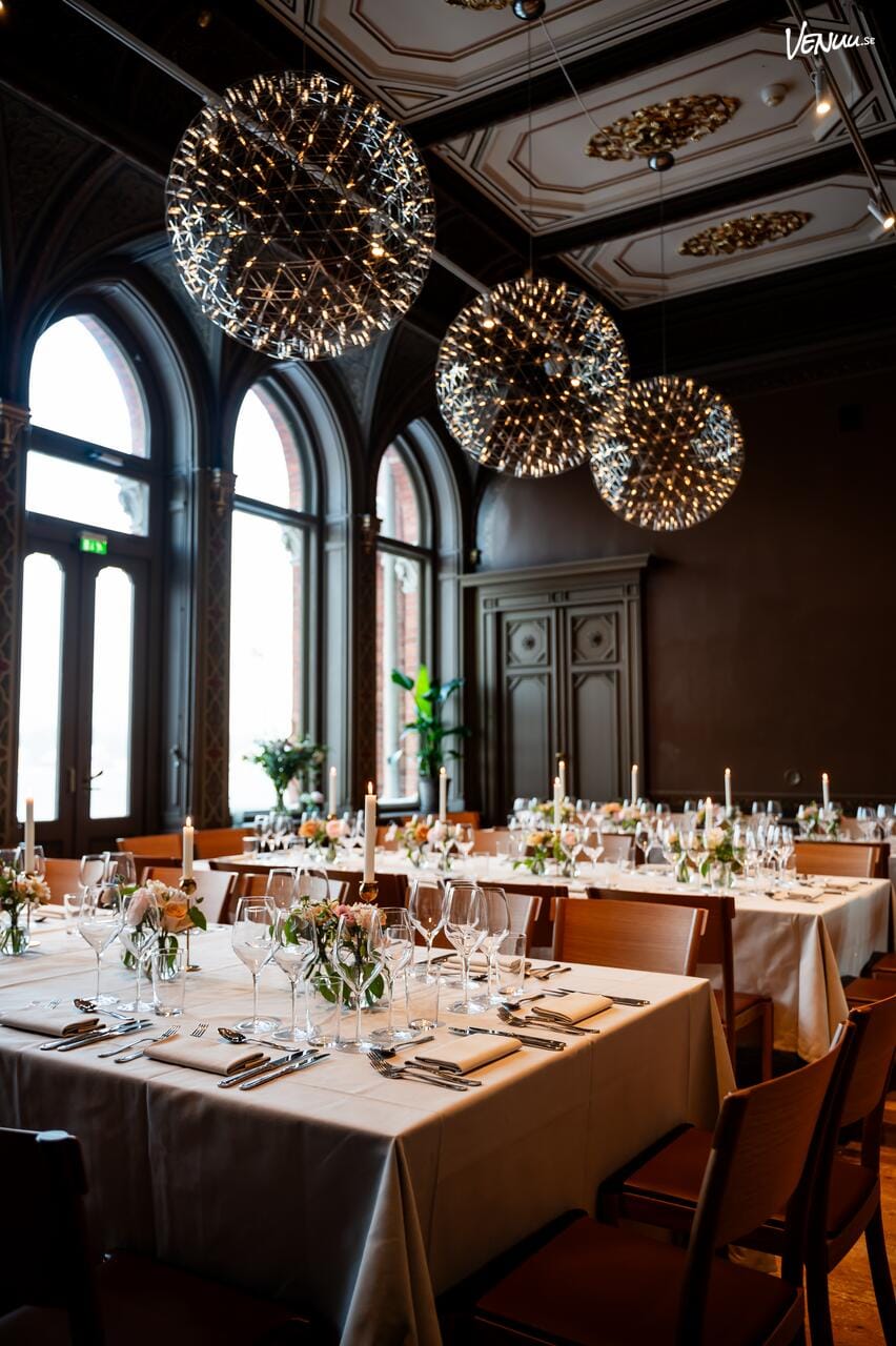 Elegant och avskild festlokal med charmig miljö – Skridskopaviljongen på Skeppsholmen.