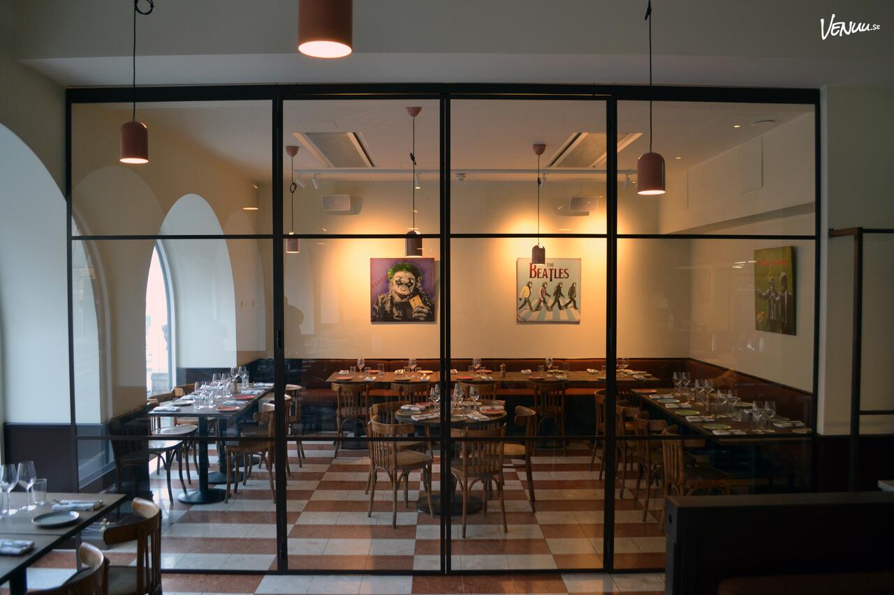 Nabo Hornsgatan Chambre Séparée är en elegant och intim lokal för mindre sommarfester.