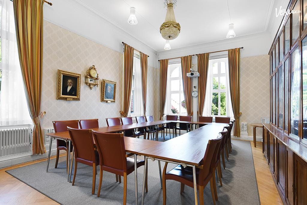 Biblioteket på Ersta Konferens – charmigt och lugnt mötesrum med övernattning och utsikt över Stockholm.