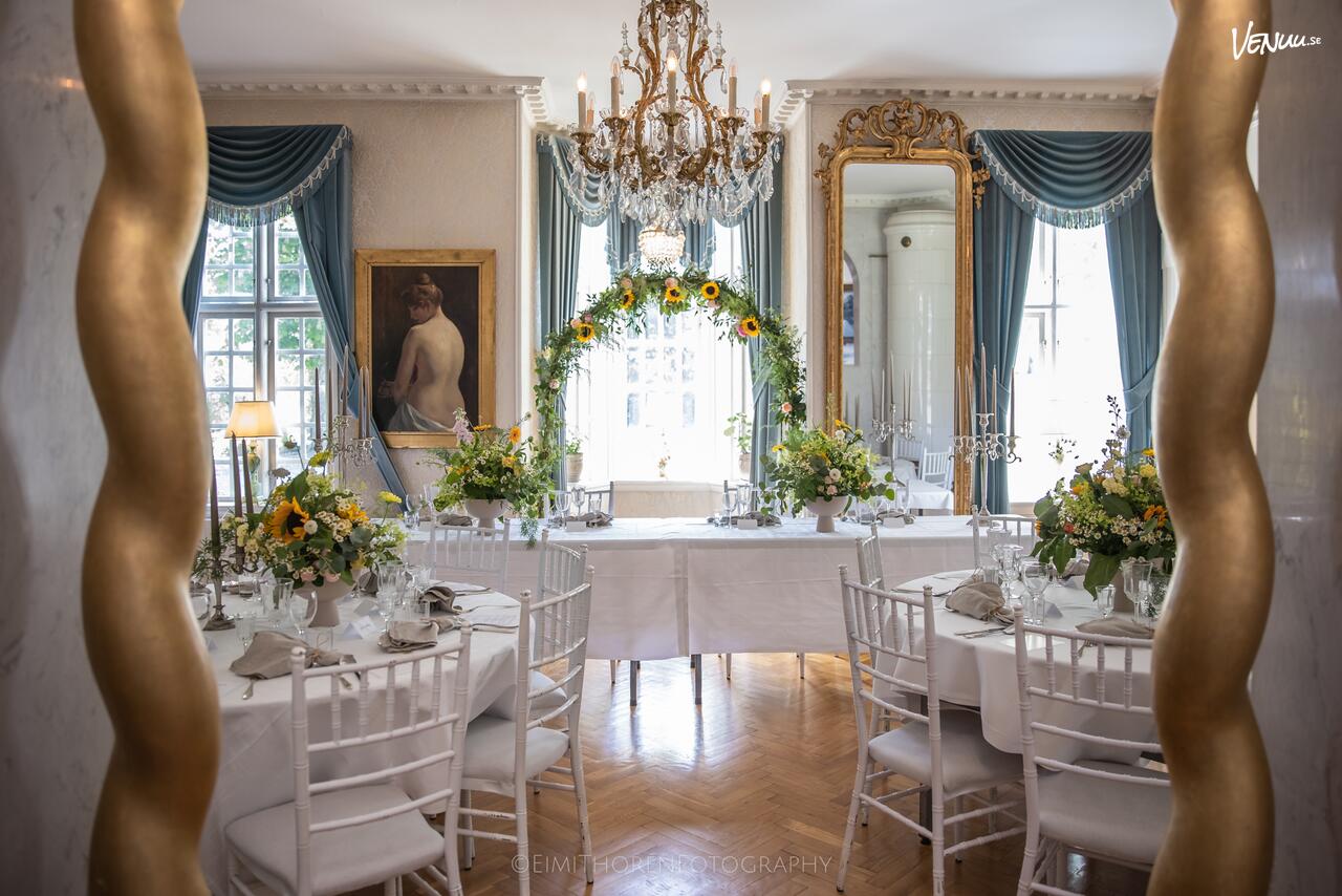Borgen på Hjelmsjöborg i Skåne erbjuder en sagolik miljö för exklusiva företagsevent i historisk slottsmiljö.