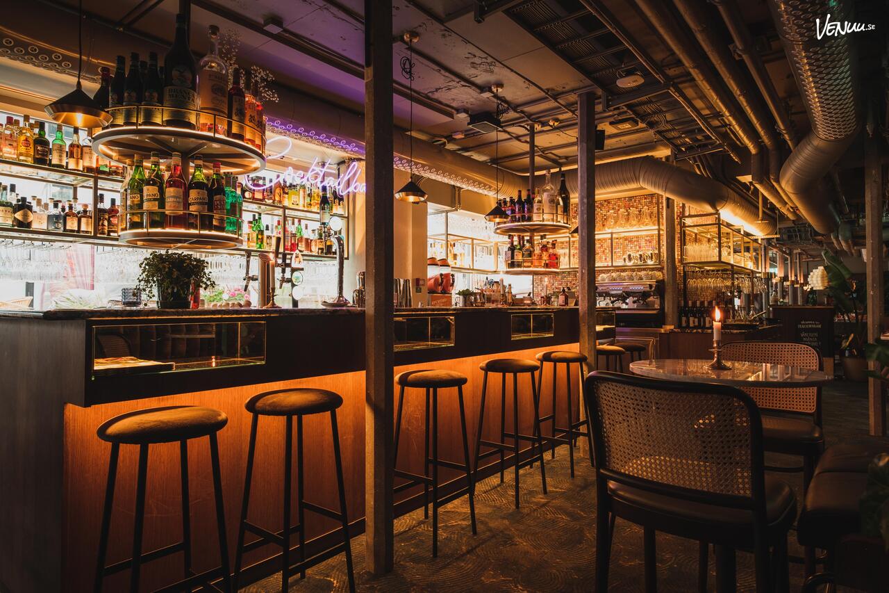 Brasserie Hötorget Lilla matsalen, en central restaurang i Stockholm för privata middagar.