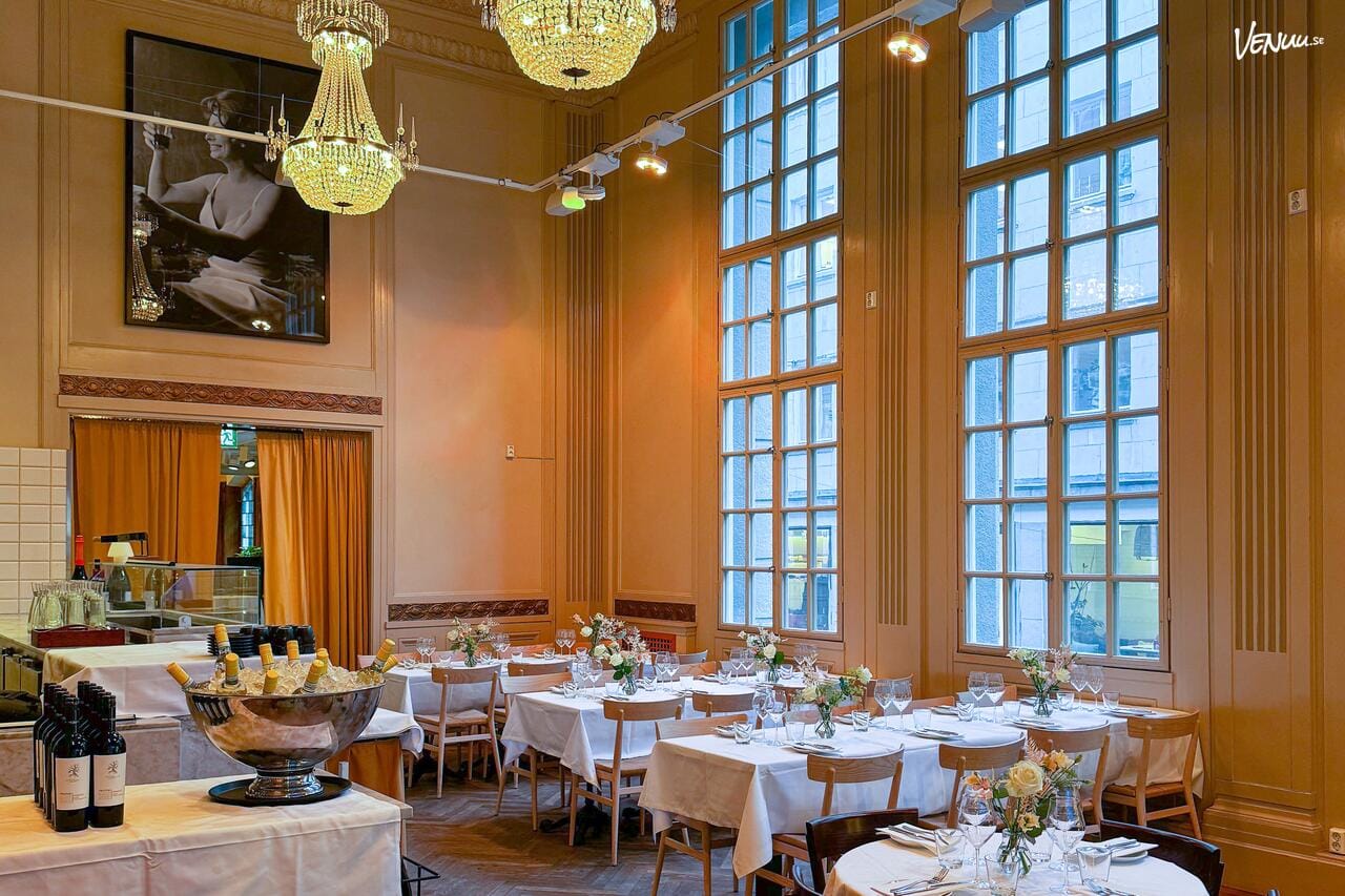 Eataly Golden Room, en italiensk restaurangmiljö i Stockholm för privat middag och fest.
