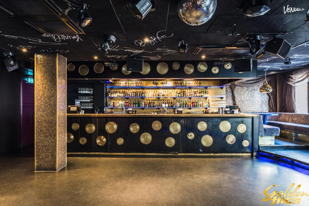 Golden Hits The Biz, en bar och festlokal i Stockholm med dansgolv.