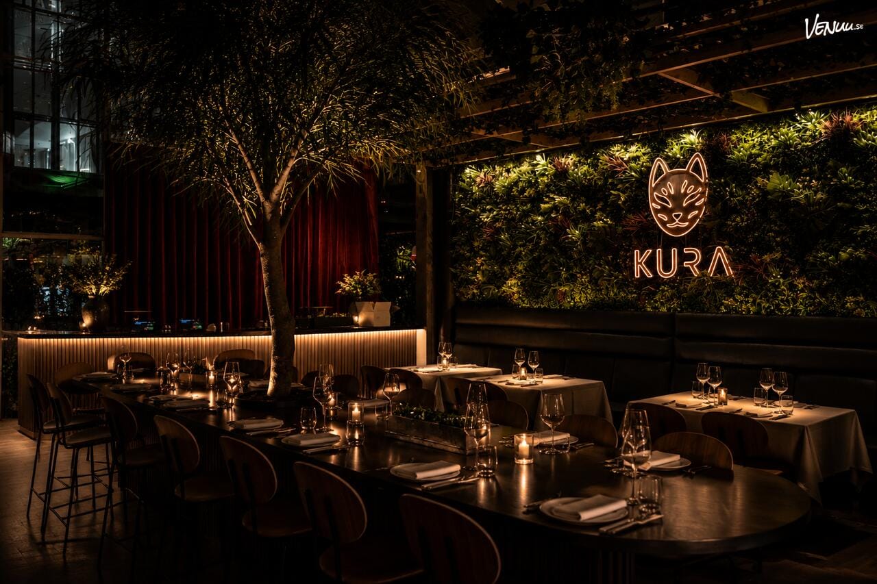 KURA Stockholm, en central festlokal med takterrass och modern restaurangkänsla.