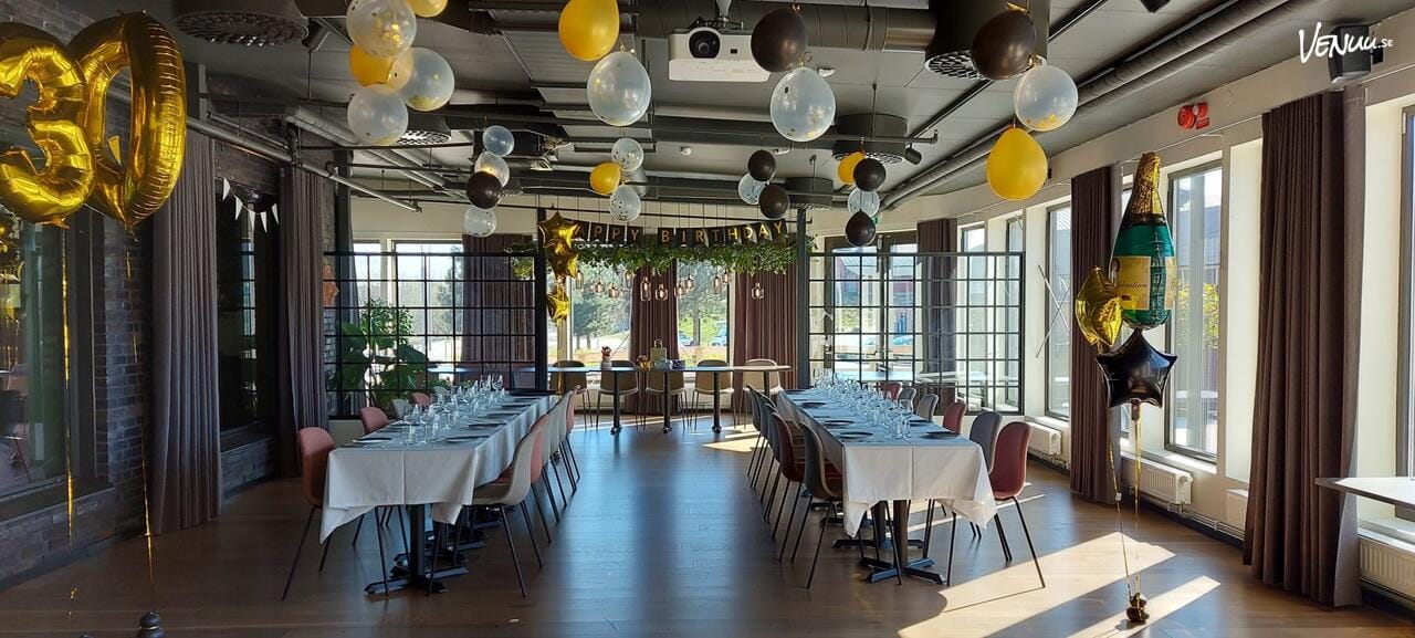 Kviberg Park Hotel Paviljongen, en privat restaurangdel i Göteborg för middag och större sällskap.