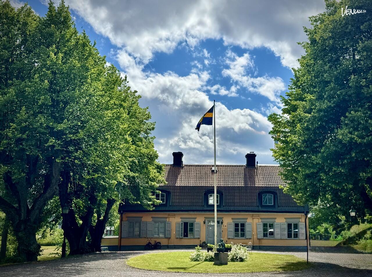 Lilla Frösunda Herrgård, en festlokal nära Stockholm där egen mat och dryck är tillåten.
