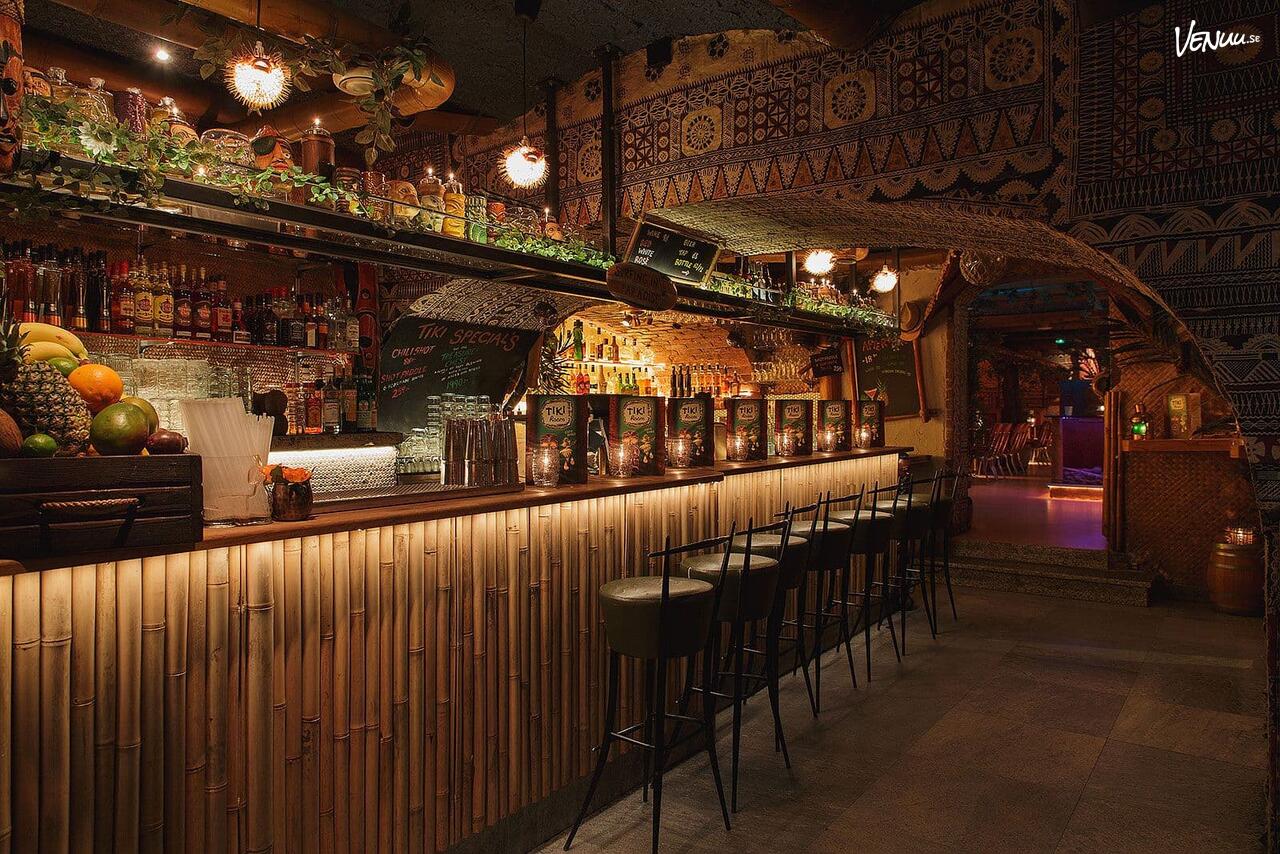 Tiki Room, en tropisk bar i Stockholm för fest och mingel.
