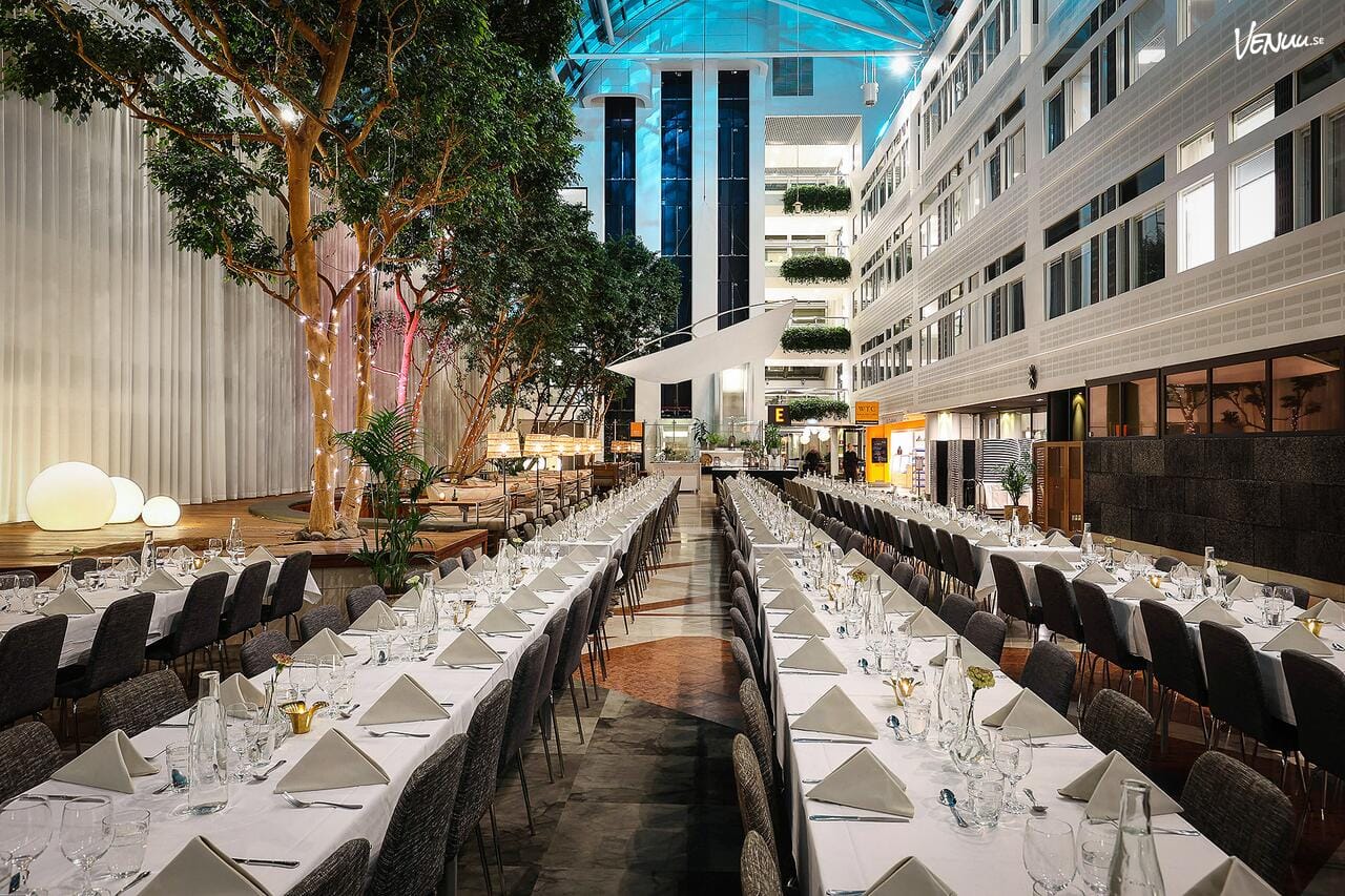 World Trade Center Stockholm Piazzan, en stor restaurang- och eventyta i Stockholm city.