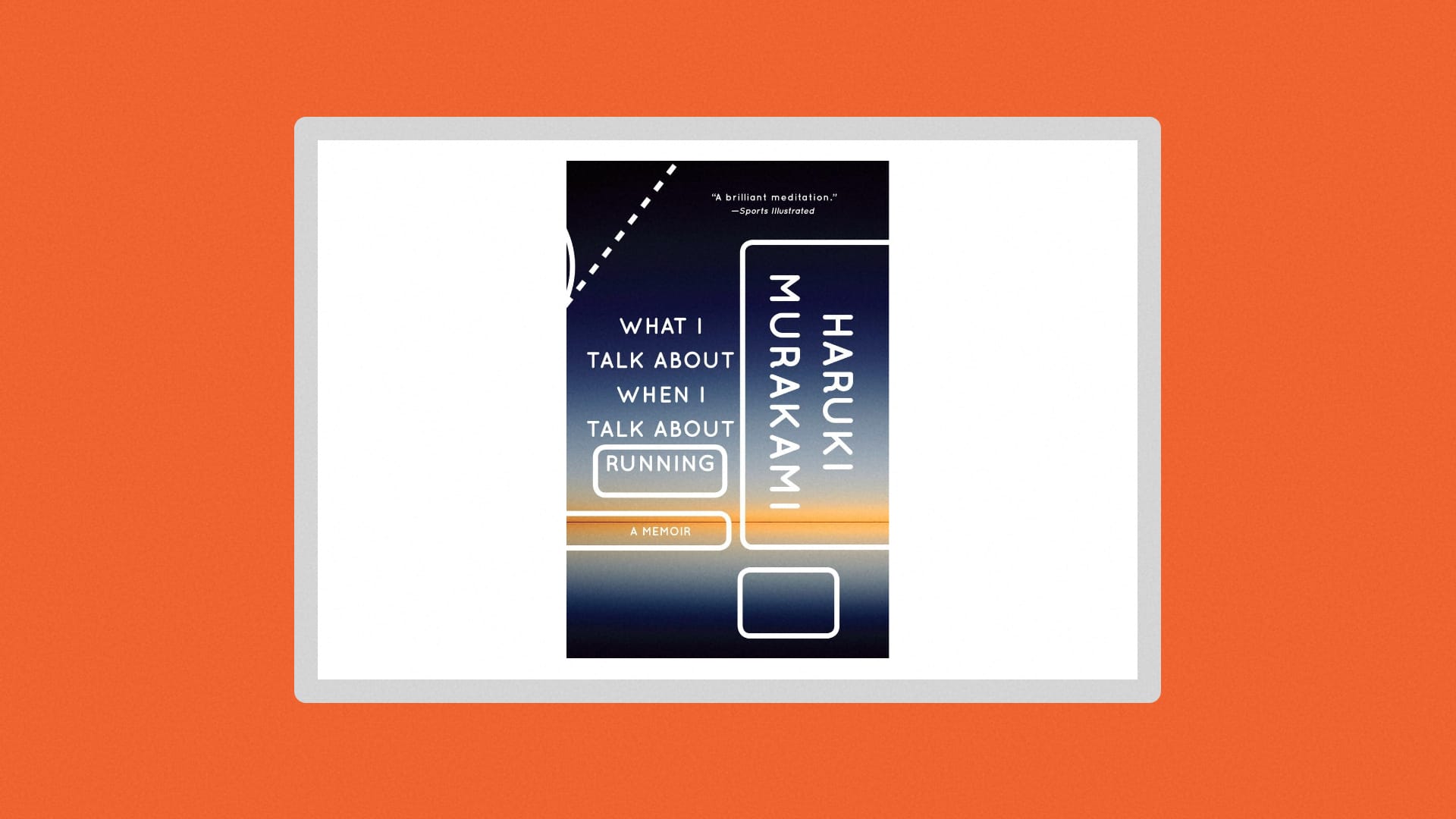 Cover of the book "What I Talk About When I Talk About Running"