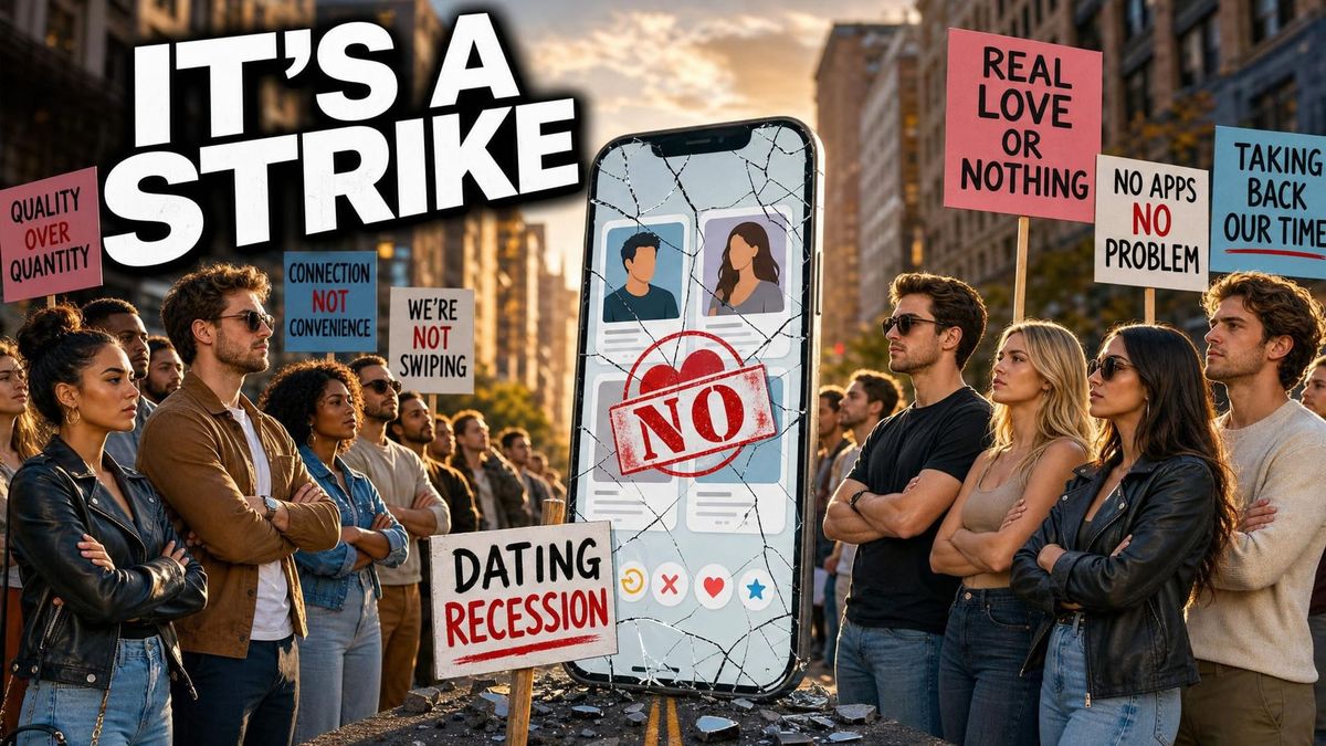 The Dating Recession Isn't a Crisis. It's a Strike.