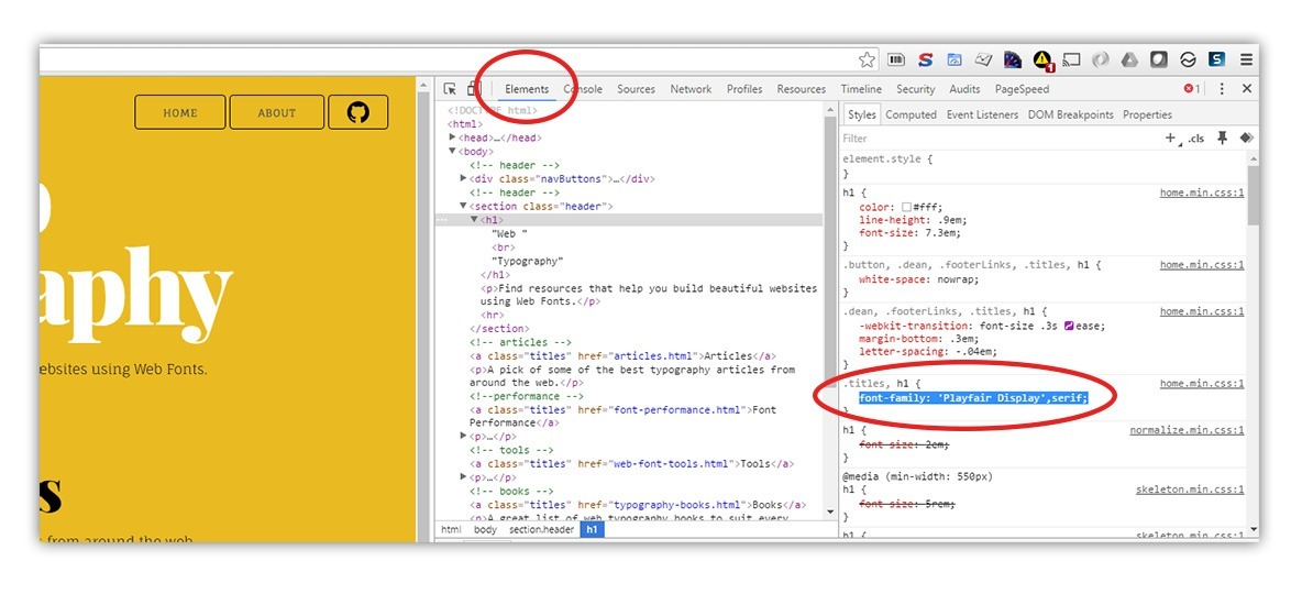 Chrome Developer Tools