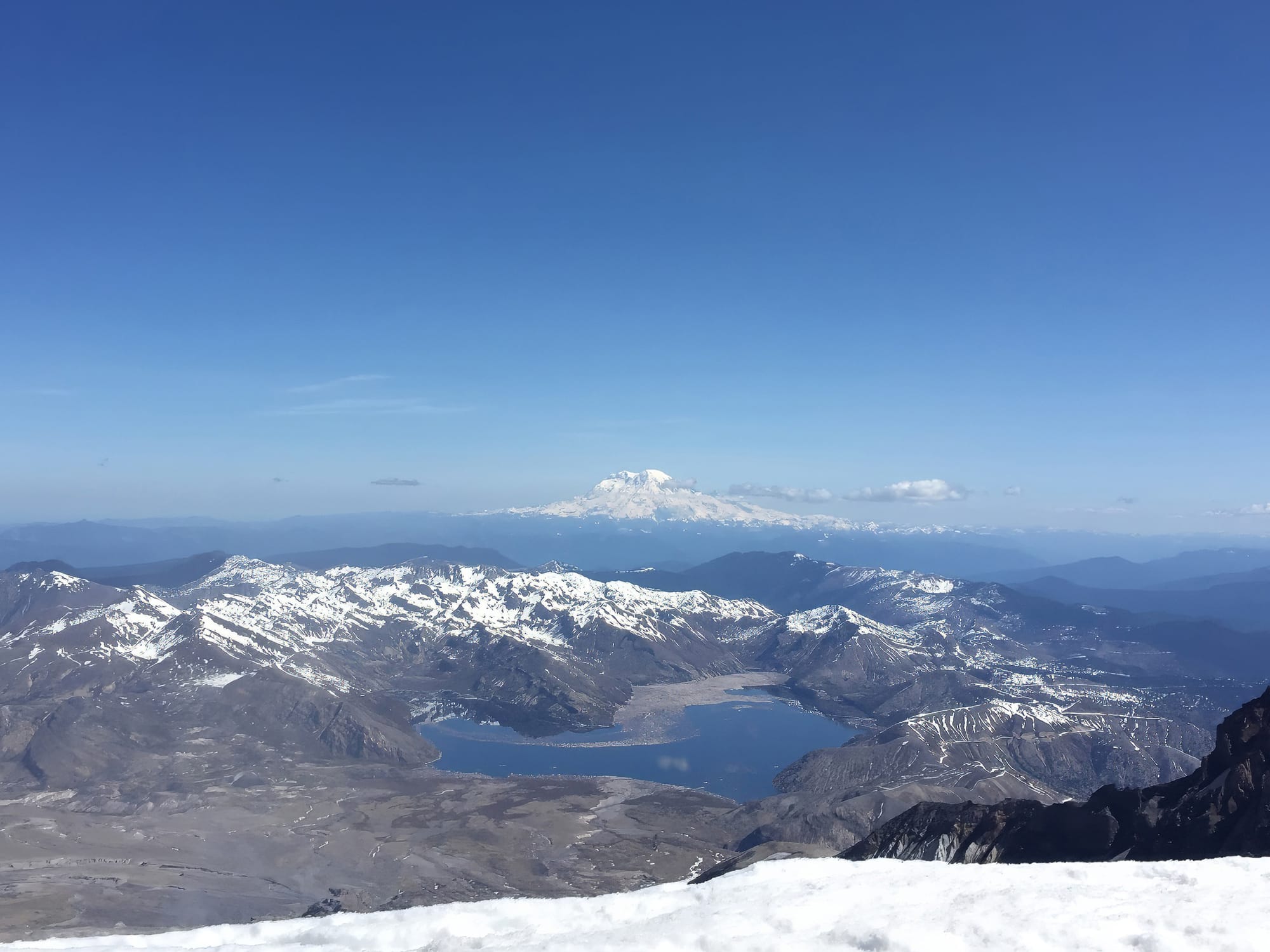 Rainier and Spirit Lake