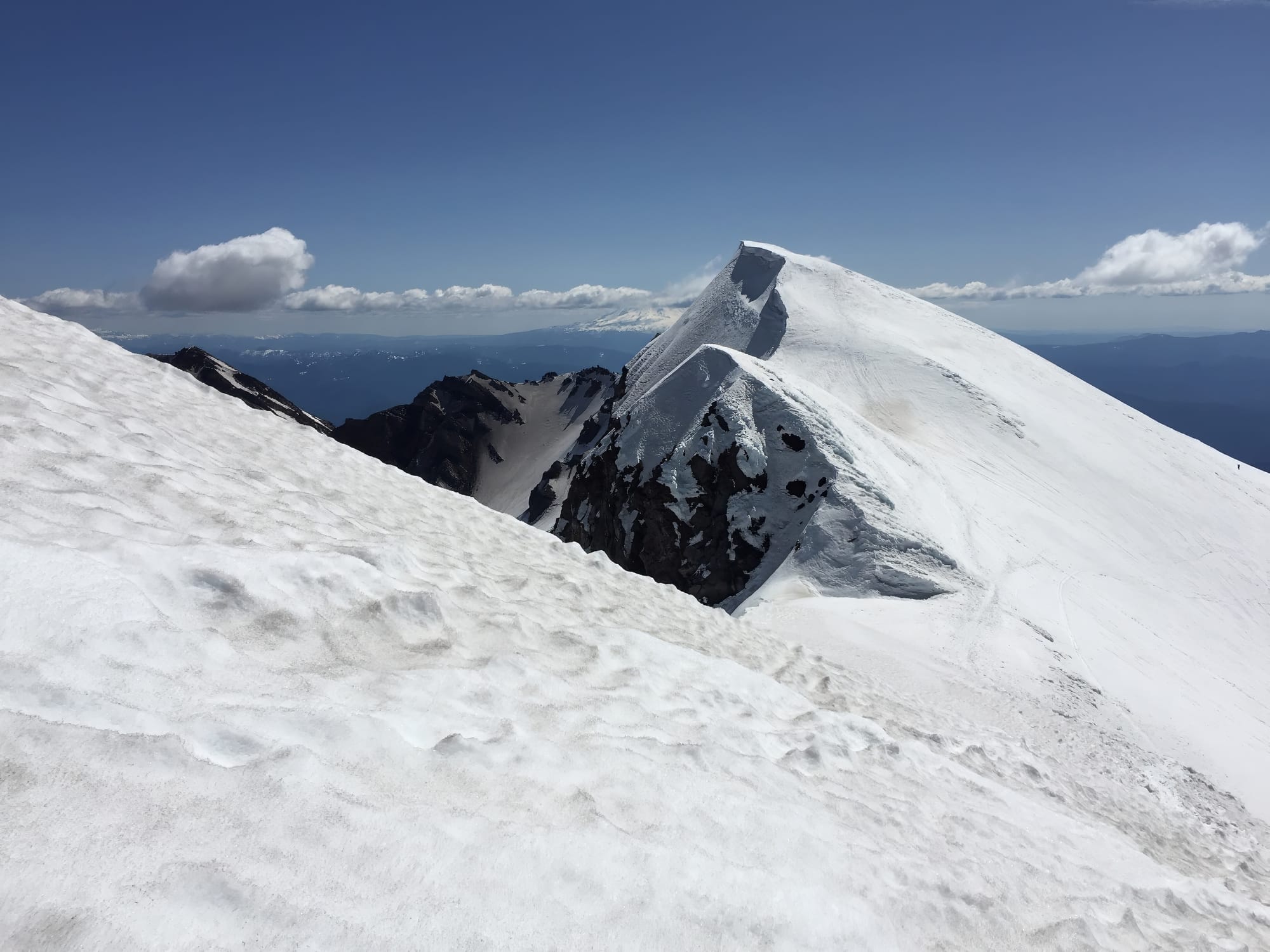 Returning from the true summit