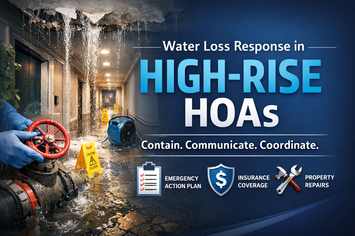 Steps to Take After a Water Loss in a High-Rise HOA