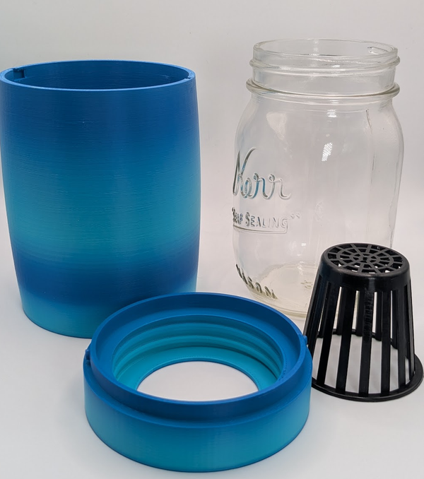 Hydroponic Mason Jar Sleeve