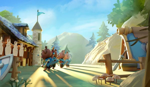 🌲 Wild Forest Castles: Training Camp 🏰🛡🏹