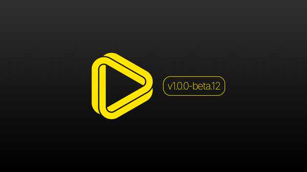 Loops logo with the v1.0.0-beta.12 version
