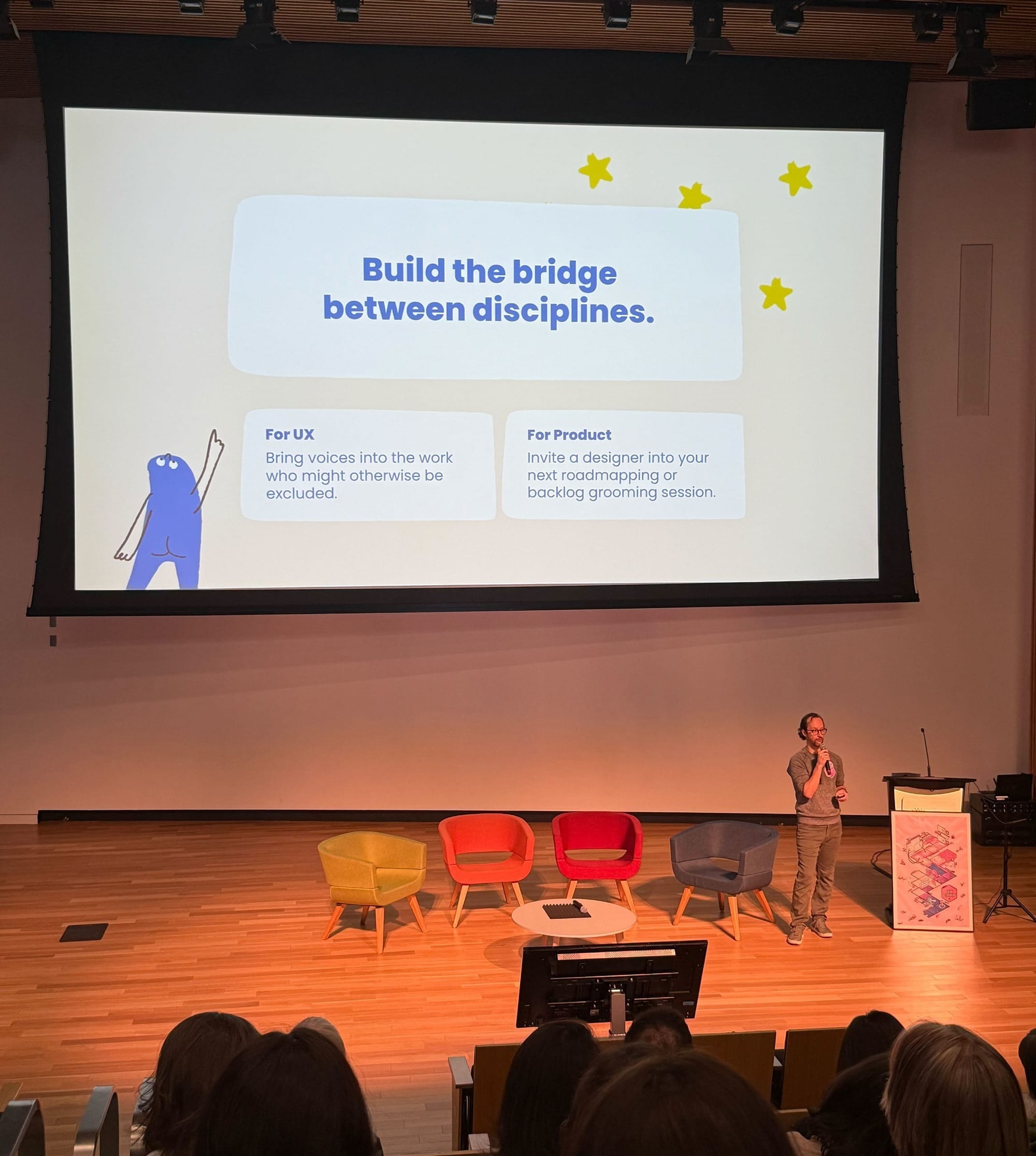 Andrew Turnbull. Building the bridge between disciplines — from UX Camp 2026.