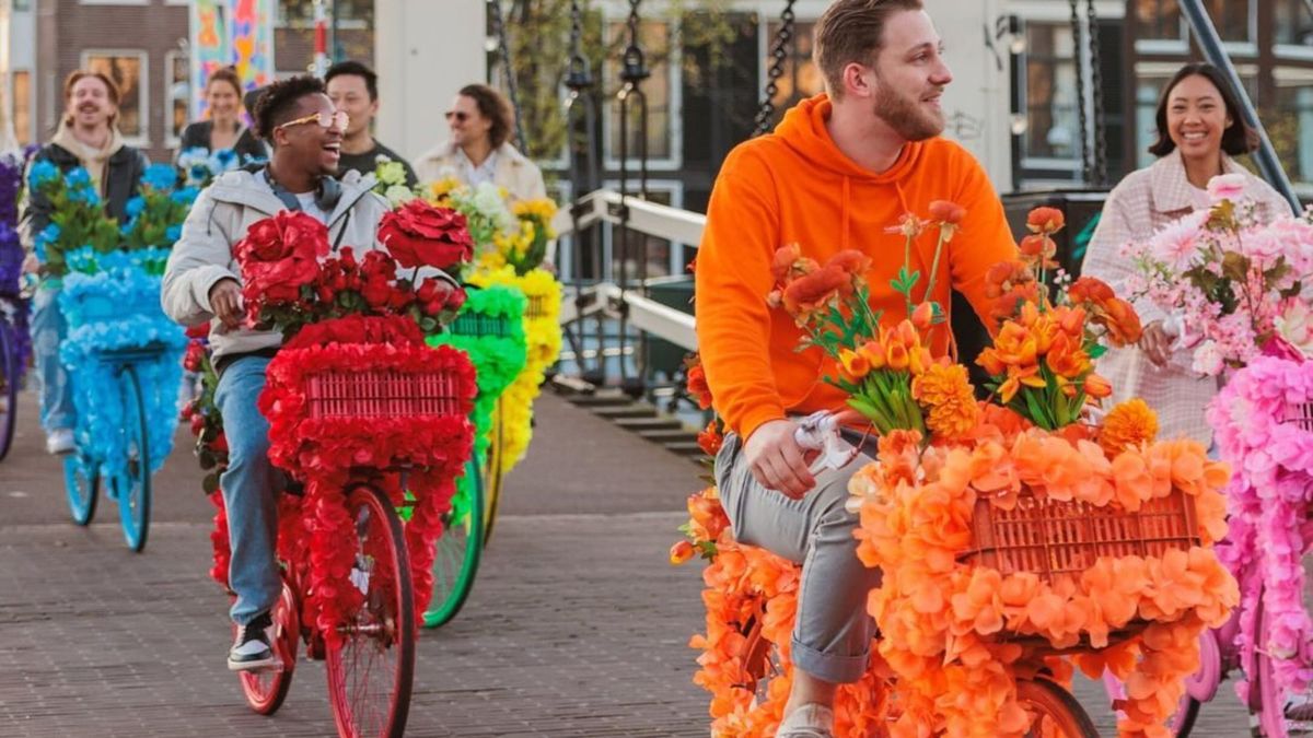 Amsterdam’s Flower Bike Man