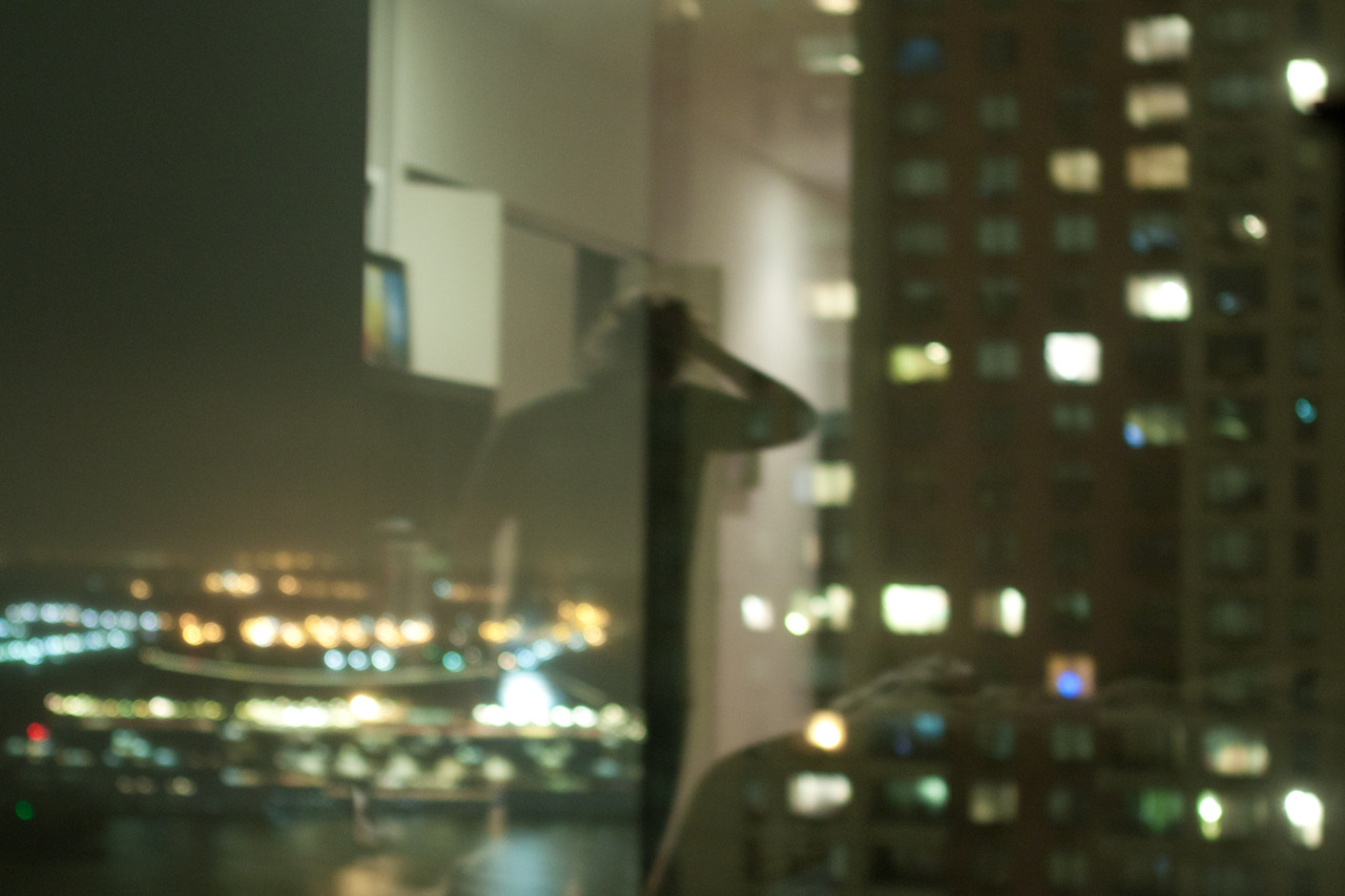Reflective night.