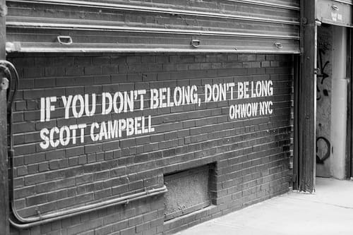 Photo of the Day – If You Don’t Belong, Don’t Be Long