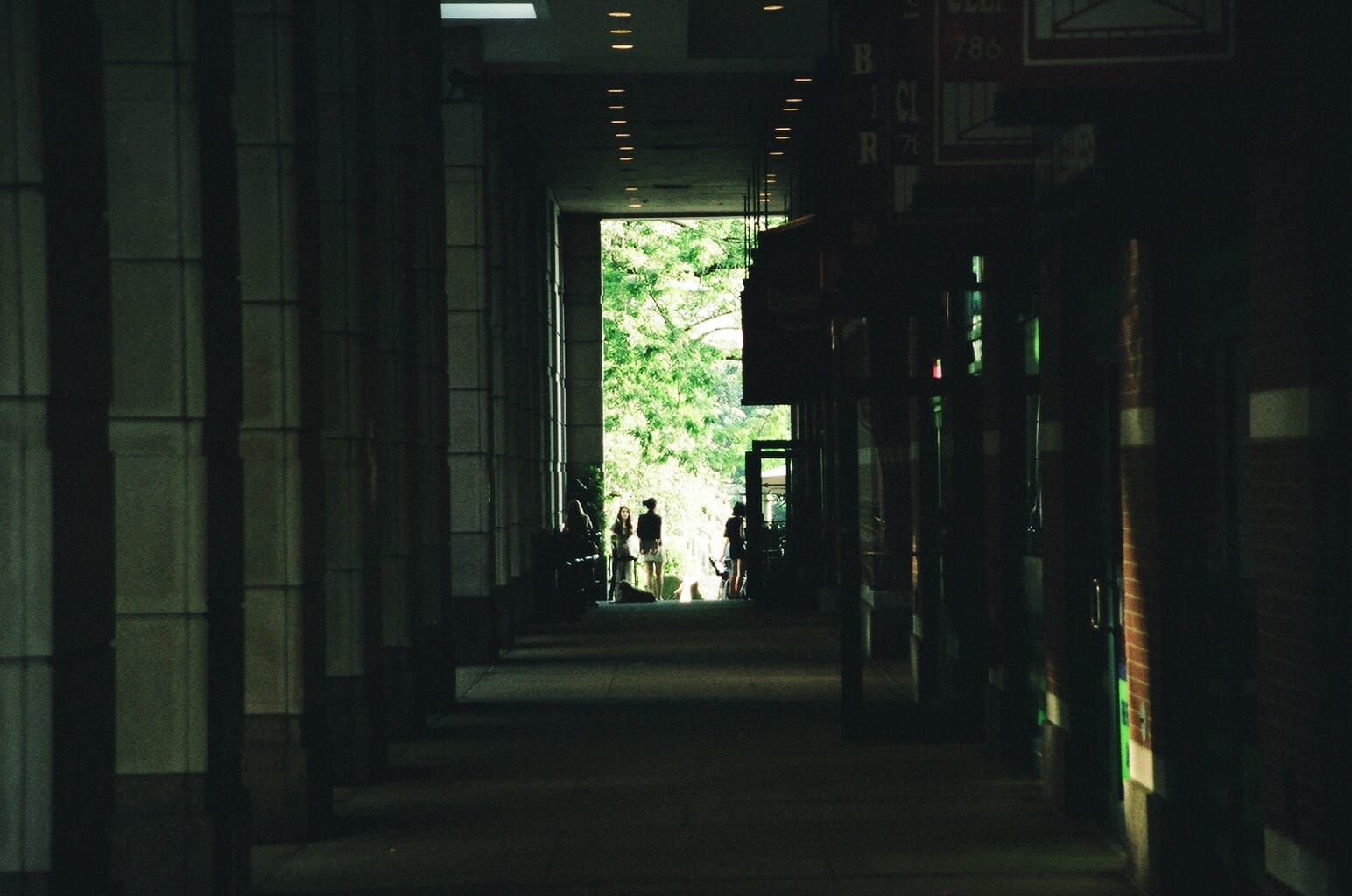 Everyday urban observation in New York City on 35mm color film.