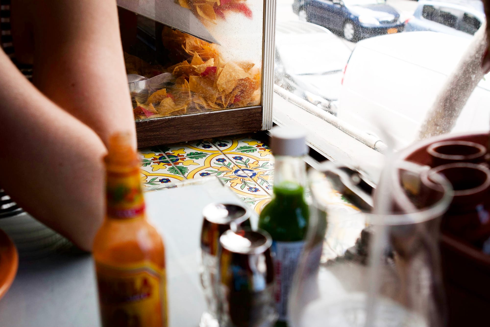 Delicious Mexican dishes served during afternoon lunch at Rancho Alegre restaurant in Park Slope, Brooklyn.