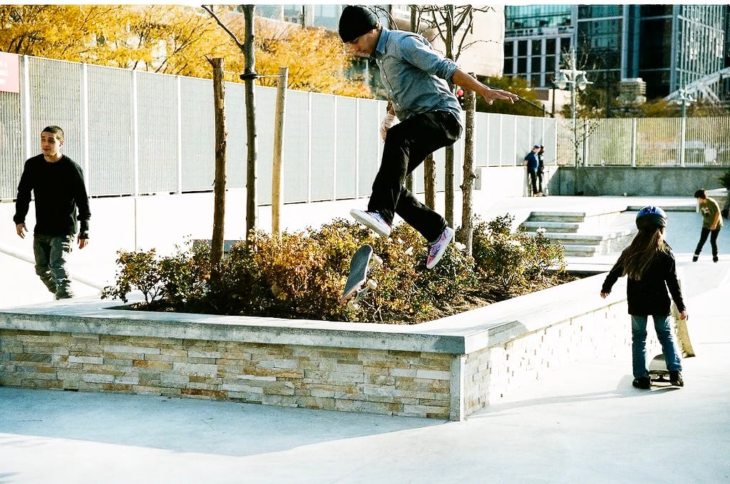 Photo of the Day - Skateboarder Mid-Trick