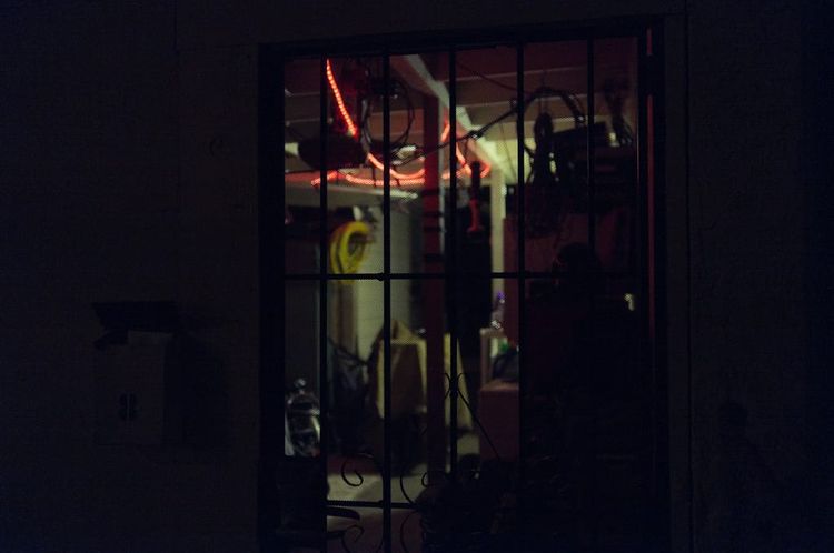 Neighbor’s garage.