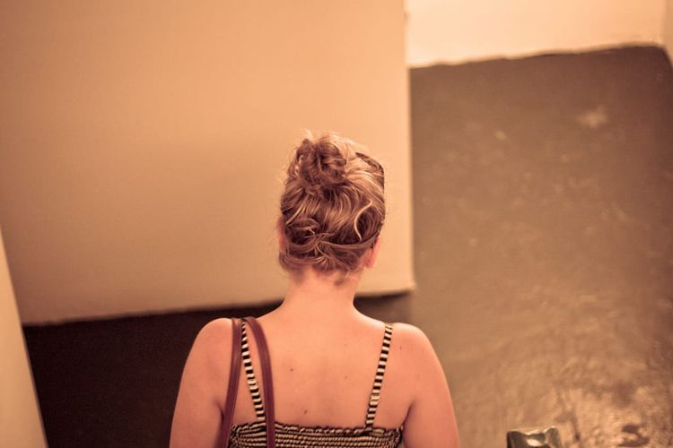 Photo of the Day - Caitlin Down The Stairs