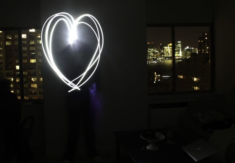 Photo of the Day - Light Painting - Heart