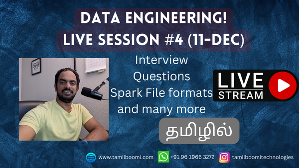 Data Engineering Course Live Catchup #4