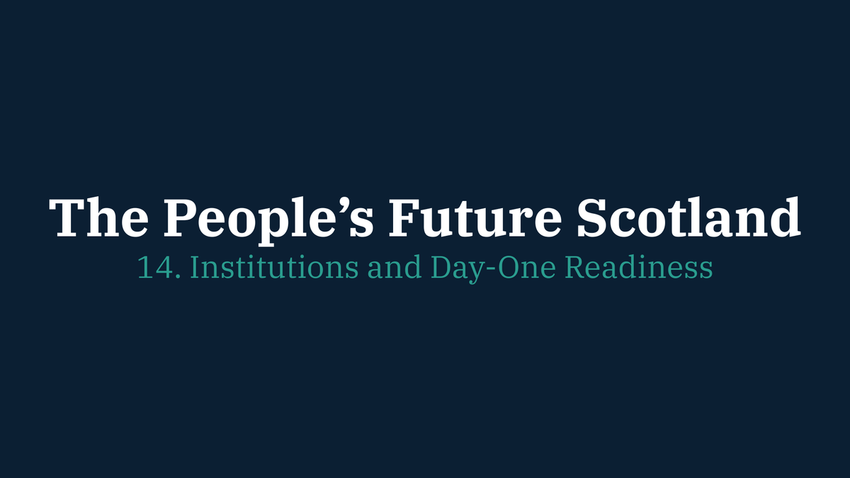 14. Institutions and Day-One Readiness