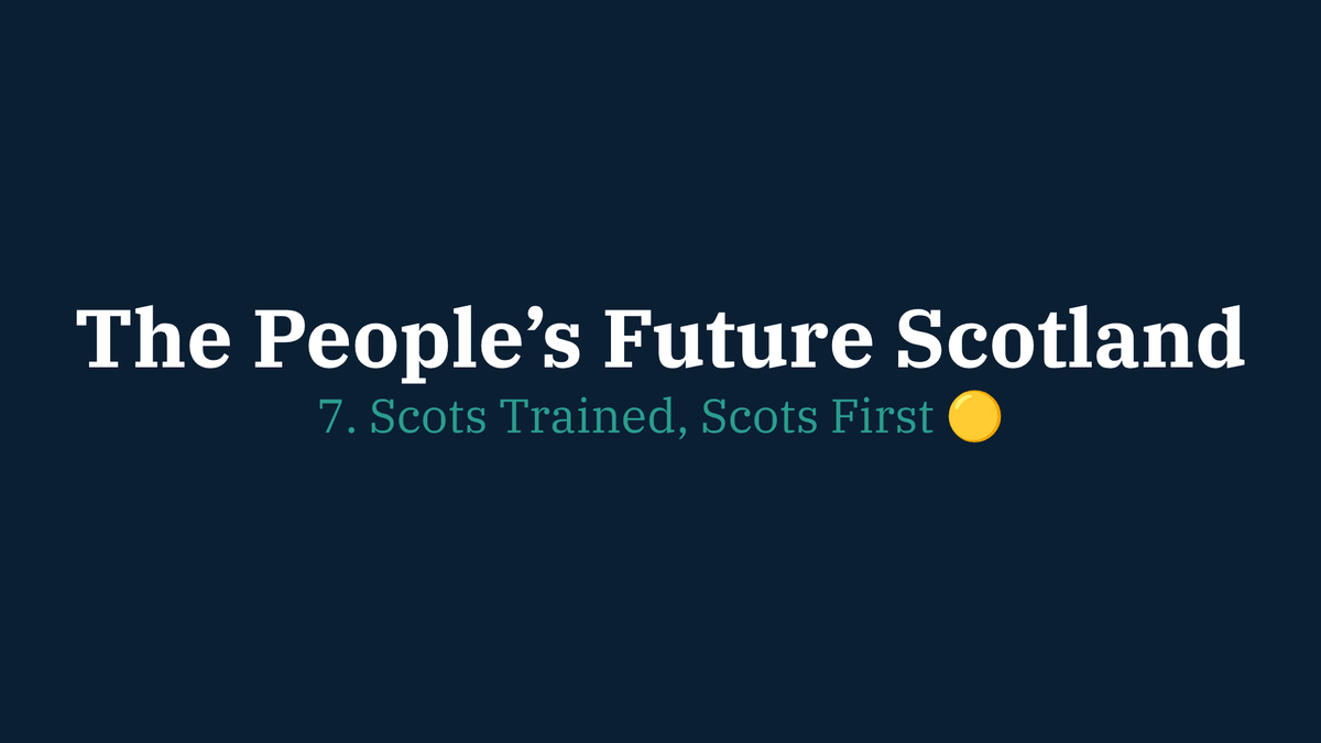 7. Scots Trained, Scots First 🟡