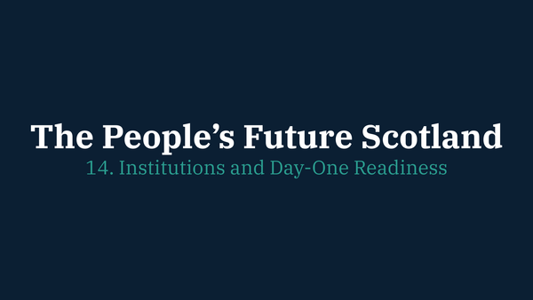 14. Institutions and Day-One Readiness
